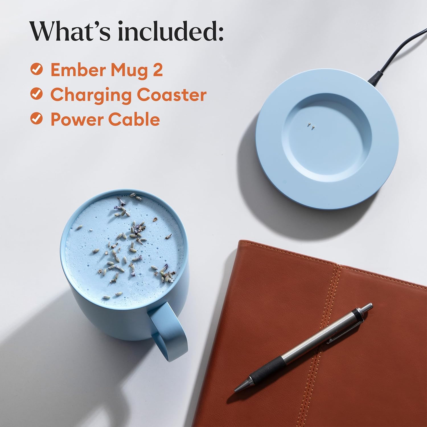 Ember Temperature Control Smart Mug 2, 14 Oz, App-Controlled Heated Coffee Mug with 80 Min Battery Life and Improved Design, White - Image 70