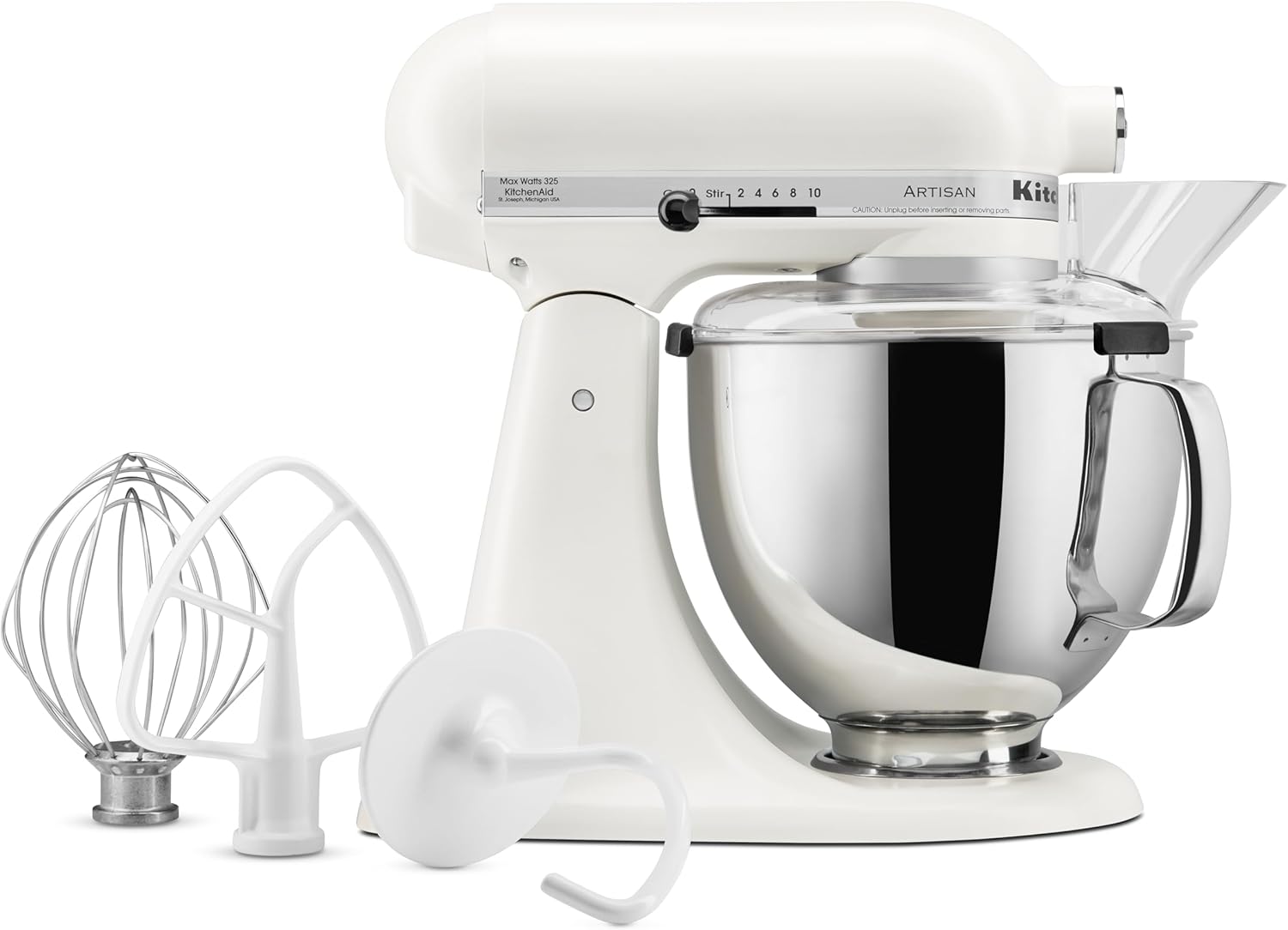 KitchenAid Artisan Series 5 Quart Tilt Head Stand Mixer with Pouring Shield KSM150PS, Cast Iron - Image 117