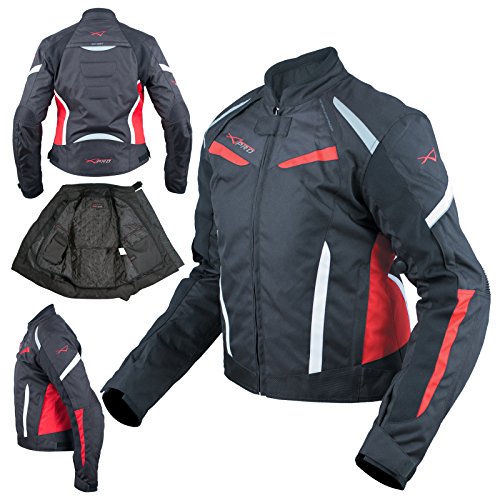 Motorcycle Ladies Strong Textile Jacket Motorbike Armor CE Touring