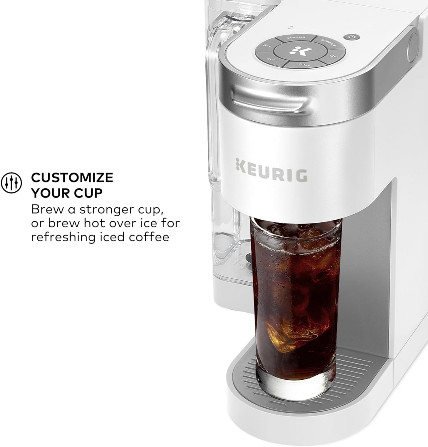 Keurig K-Supreme Single Serve K-Cup Pod Coffee Maker, MultiStream Technology, 4 Brew Sizes, 66oz Dual-Position Removable Reservoir, Black - Image 28