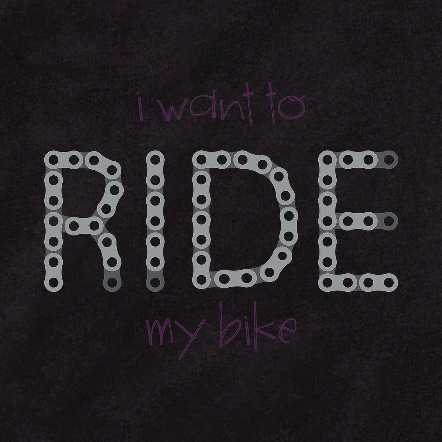 CafePress I Want To Ride My Bike Infant Bodysuit Baby Romper Dark - Image 2