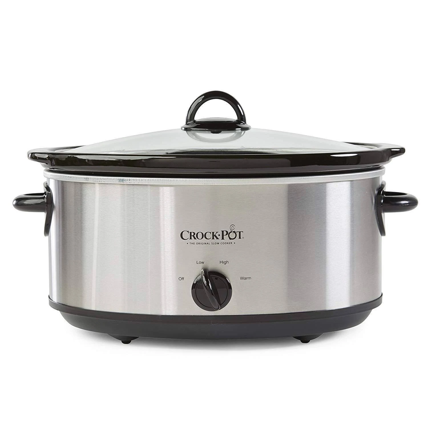 Crock-pot Scv700ss Stainless Steel 7-Quart Oval Manual Slow Cooker, 7 Quart