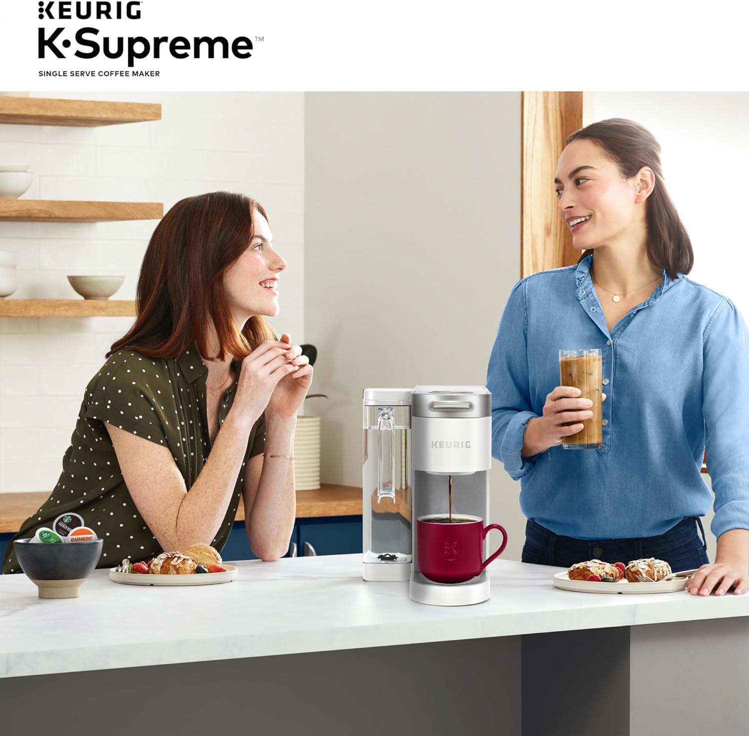 Keurig K-Supreme Single Serve K-Cup Pod Coffee Maker, MultiStream Technology, 4 Brew Sizes, 66oz Dual-Position Removable Reservoir, Black - Image 35
