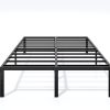 Metal Bed Frame Full Size – 14 Inch Heavy-Duty Full Platform Bed Frame No Box Spring Needed, Easy Assembly, Noise-Free, Sturdy Mattress Foundation, Underbed Storage Space