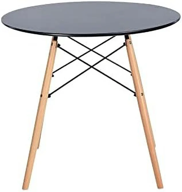xrboomlife White Dining Table 31.5”u2013Small Round Modern Dining Room Table Kitchen Table Coffee Table – for 2 to 4 People - Image 5