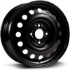 RTX, Steel Rim, New Aftermarket Wheel, 15X6, 4X108, 63.5, 48, black finish X40831