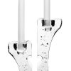 Kosta Boda Connect Candlestick Set of 2