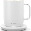 Ember Temperature Control Smart Mug 2, 14 Oz, App-Controlled Heated Coffee Mug with 80 Min Battery Life and Improved Design, White