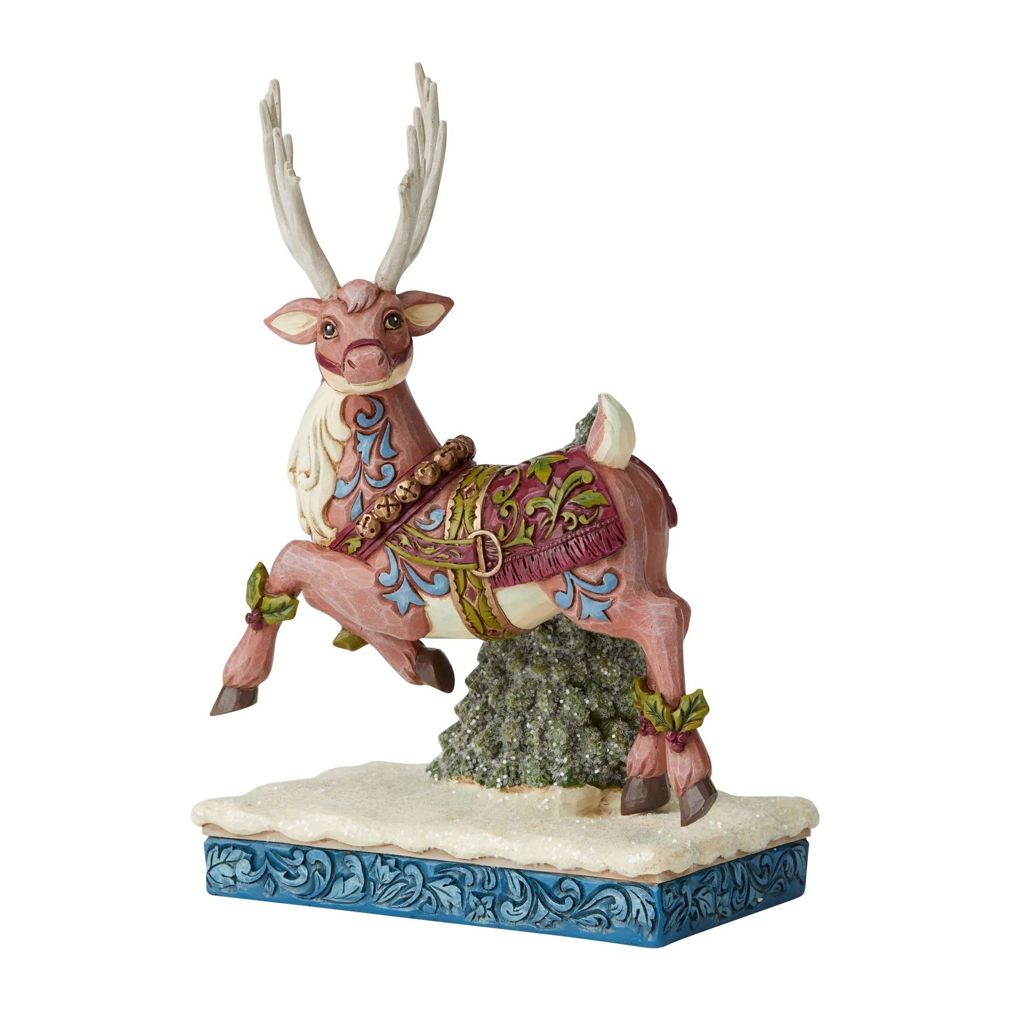 Jim Shore Adventure Bound Polyresin Victorian Reindeer 6004181 - Image 4