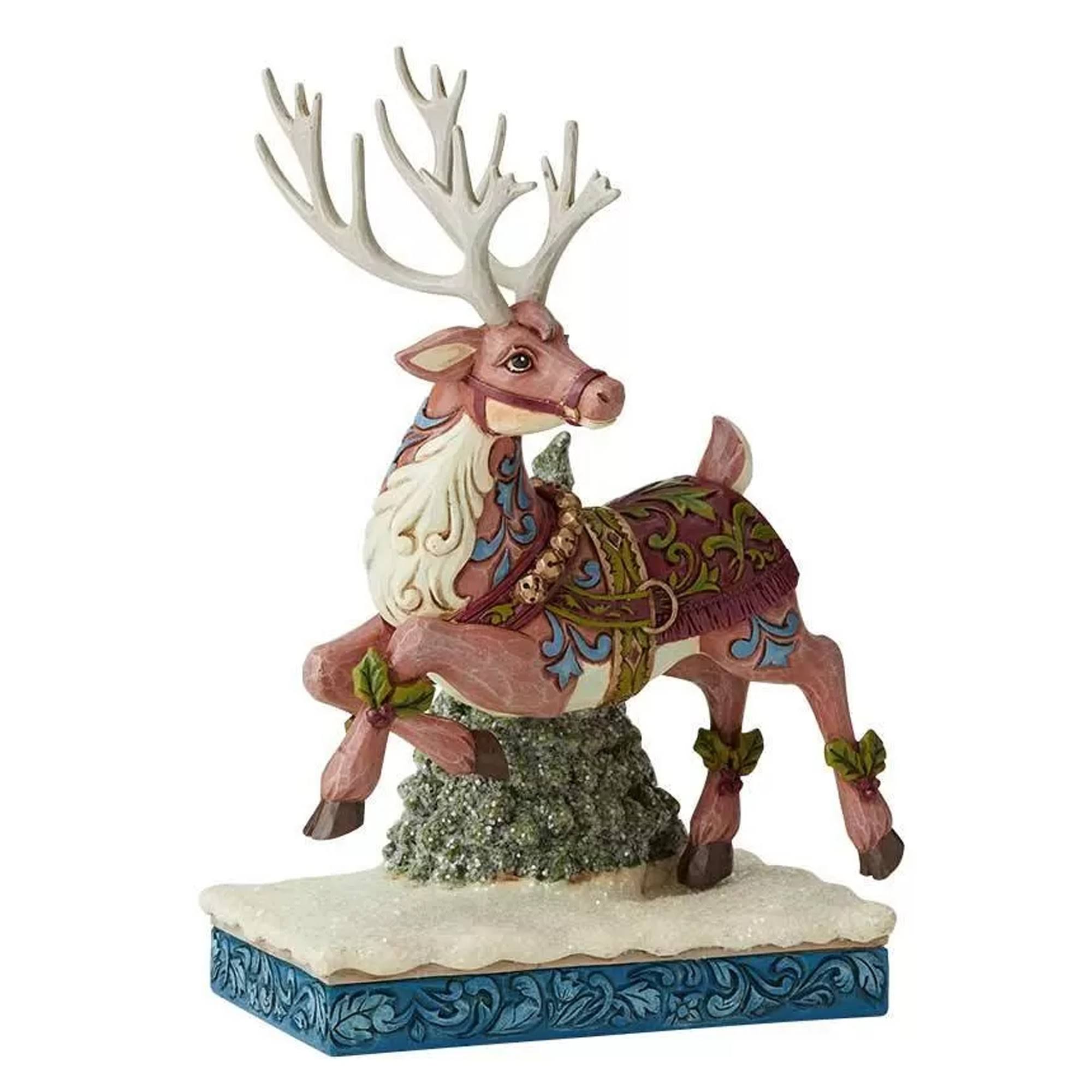 Jim Shore Adventure Bound Polyresin Victorian Reindeer 6004181 - Image 3