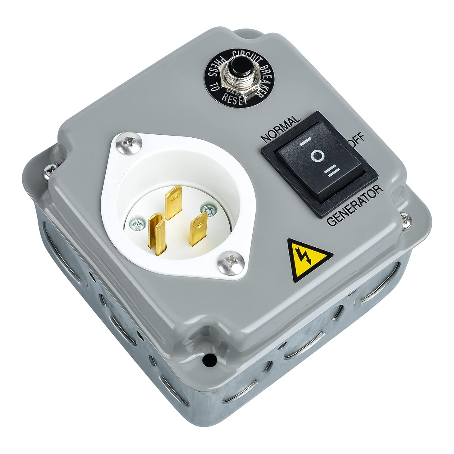 Outdoor Generator Transfer Switches, Briidea 15 Amp 120V Generator Manual Transfer Switch - Image 7